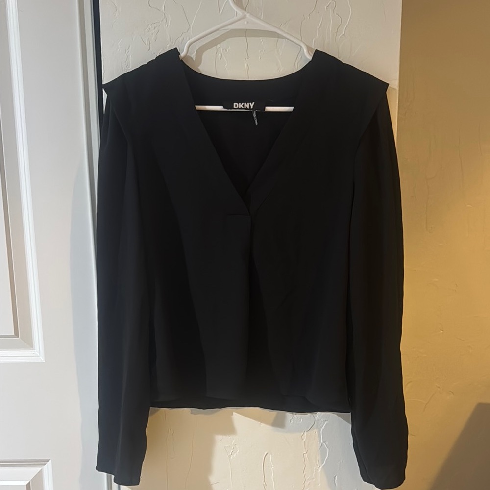 DKNY Black Blouse